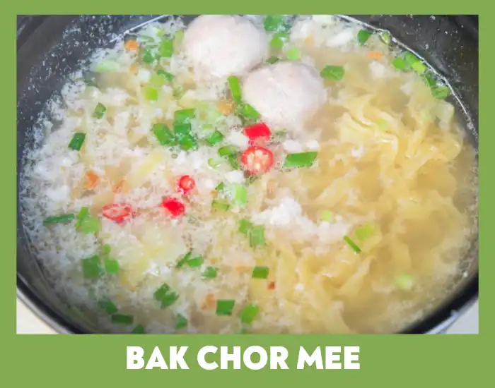 Bak Chor Mee food